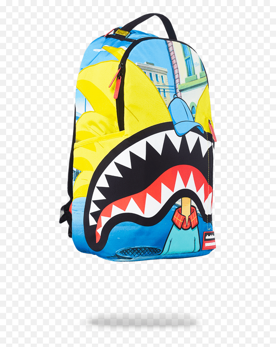Sprayground - Hey Arnold Backpack Sprayground Emoji,Emoji Book Bags