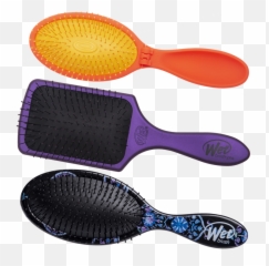 3 - Pack Wet Brush Bundle Pro Pop Fold u0026 Paddle Baking Mold Emoji