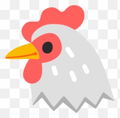 Chicken Emoji - Rooster,Rooster Emoticon