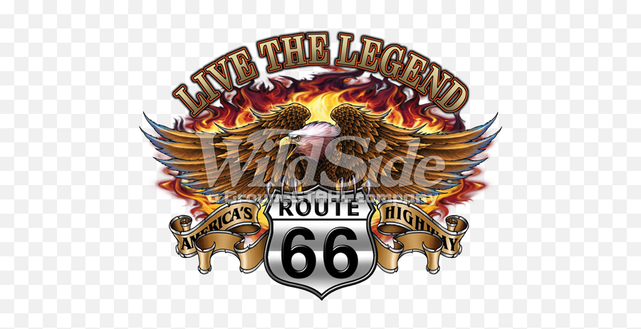 Download Route 66 Live The Legend Fire Eagle - Route 66 Png Route 66 Emoji,Eagle Emoji
