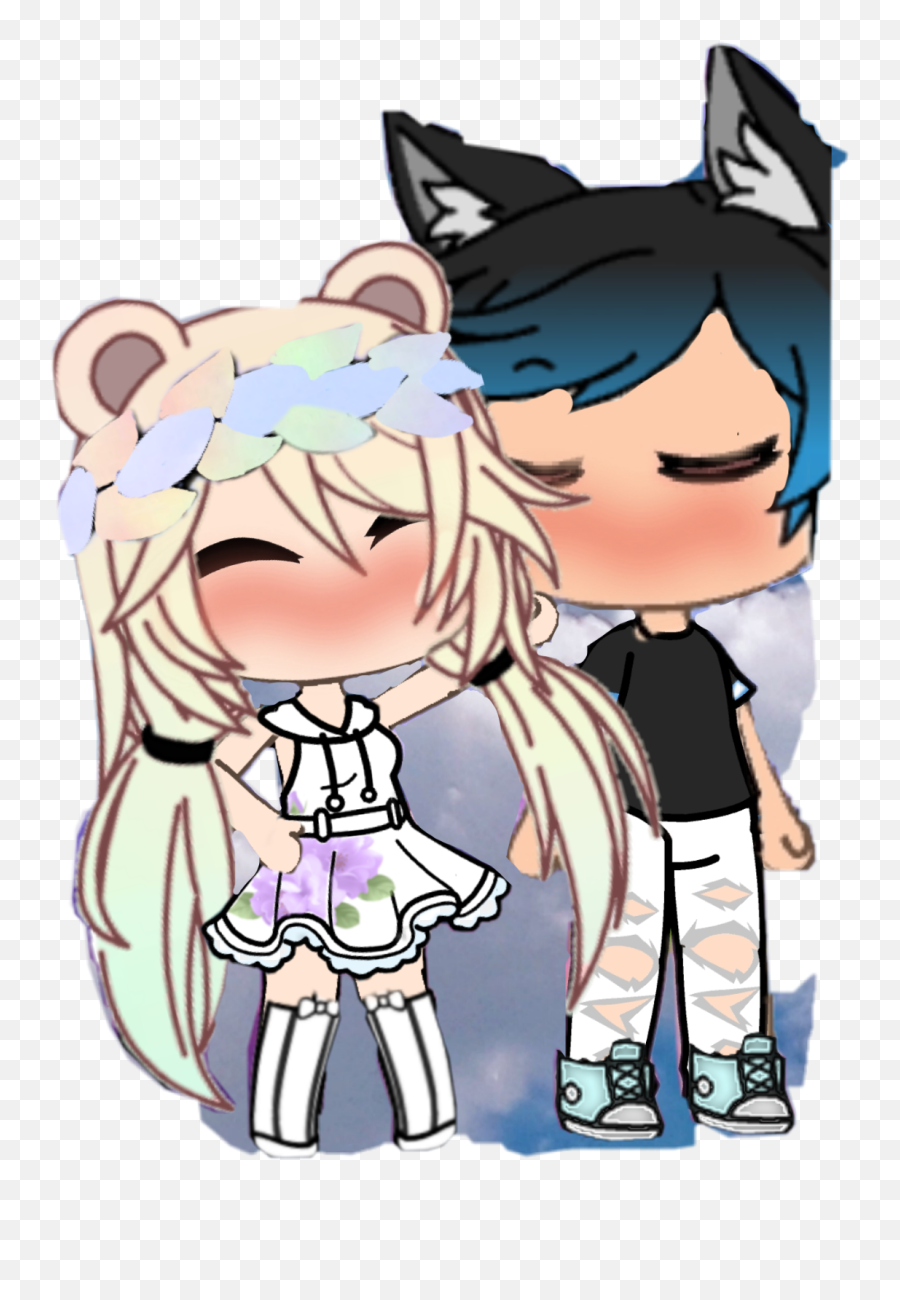 Are U Jealous Plgameryt Sticker By Ducko - Gacha Life Girl Kissing Emoji,Jealous Emoji