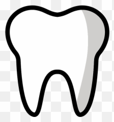 Tooth Emoji Clipart -