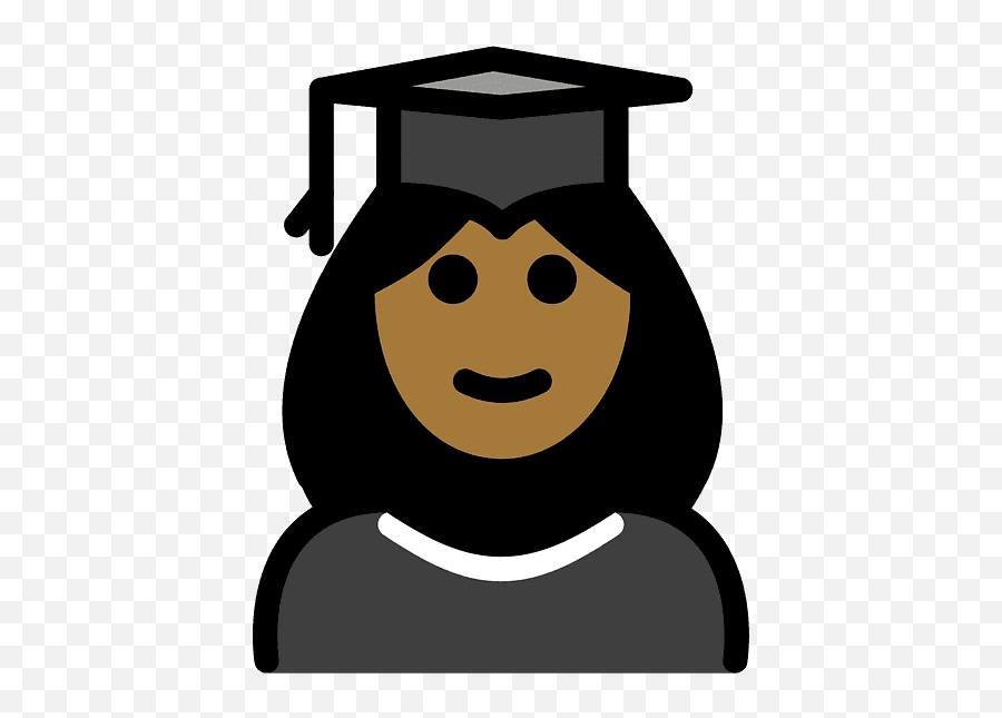 Woman Student Emoji Clipart - Student,Female Doctor Emoji