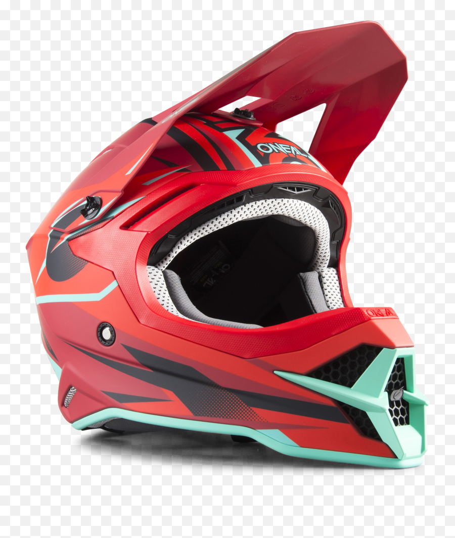 Ou0027neal 3 - Series Riff 20 Mx Helmet Redteal Motorcycle Helmet Emoji,Motocross Emoji