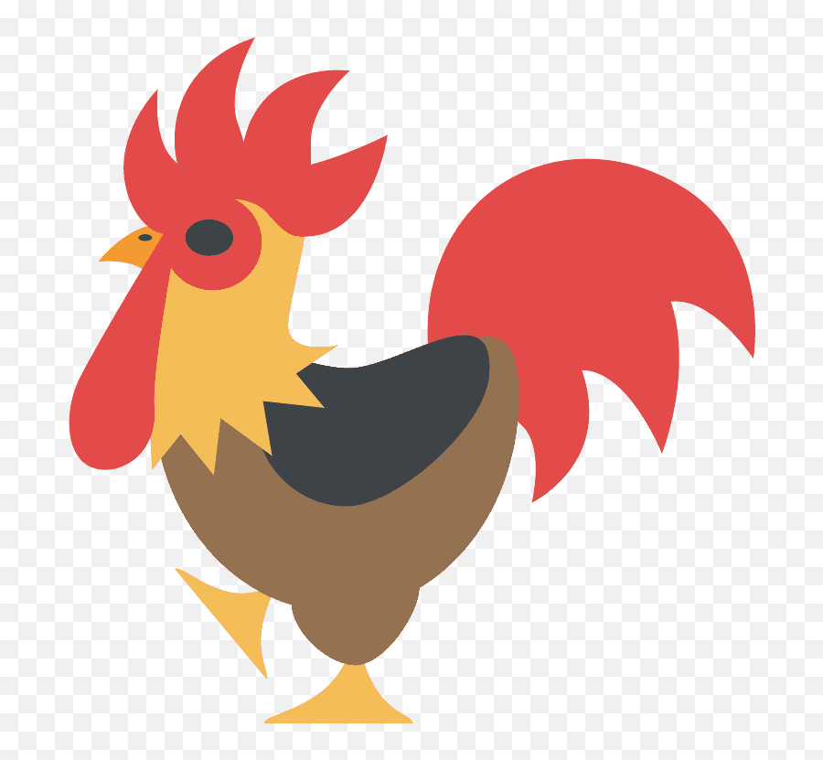 Rooster Emoji Clipart - Gallo Emoji Png,Chicken Emojis