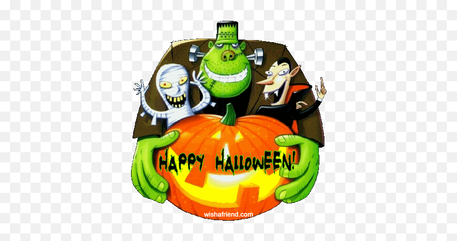 Best Giphy Happy Halloween - Scary Emoji,Happy Halloween Emoticons