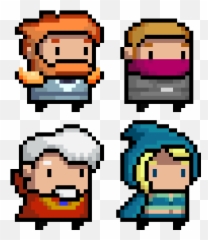 Soul Knight Style Sprites Of Pd Heroes - Soul Knight Characters Emoji,Flexing Emoticon