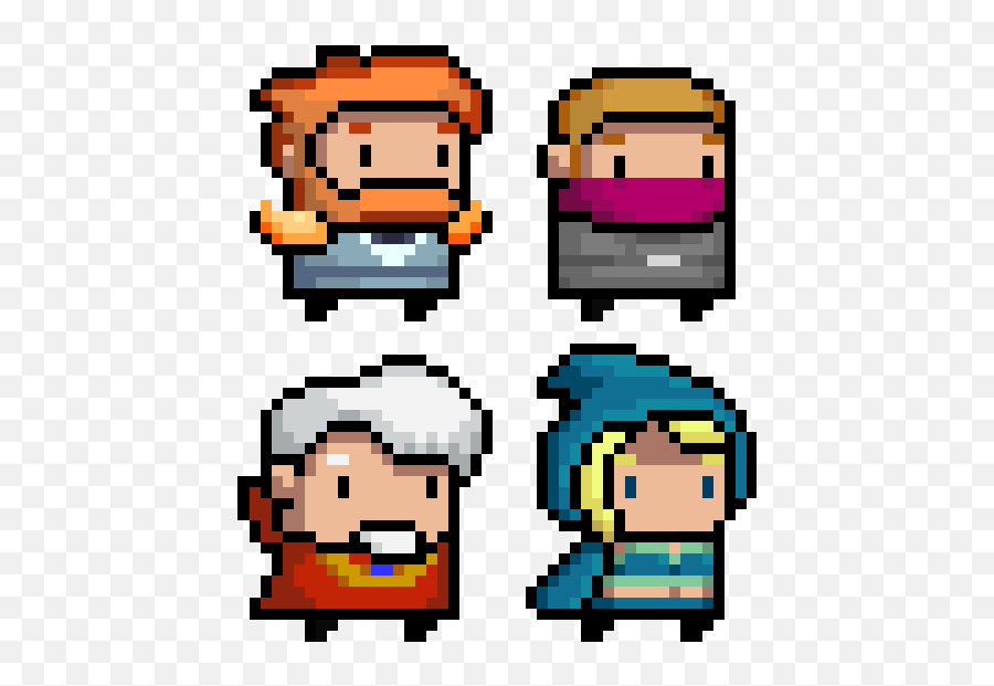 Soul Knight Style Sprites Of Pd Heroes - Soul Knight Characters Emoji,Flexing Emoticon