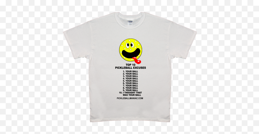 Top 10 Pickleball Excuses - Smiley Emoji,Pickle Emoji