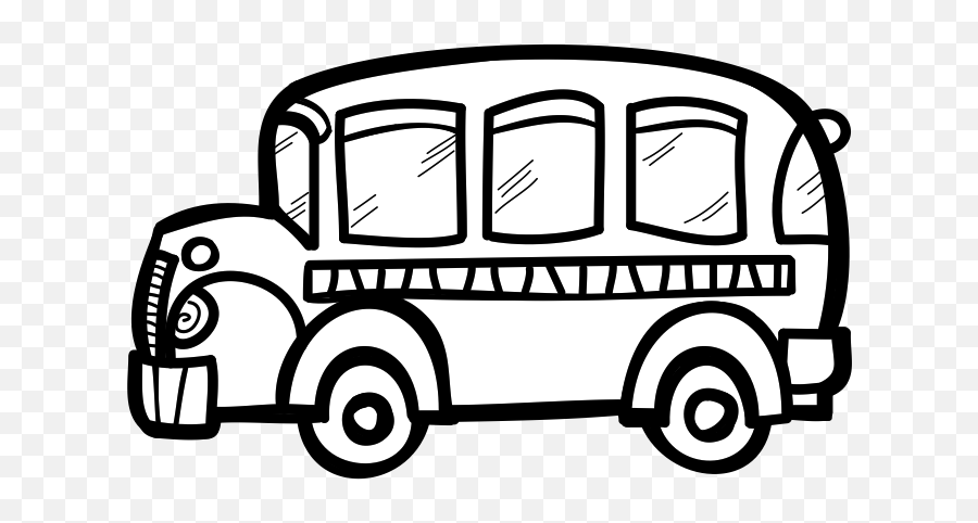 Clipart Bus Preschool Transparent - Bus Clipart Black And White Emoji,Missed The Bus Emoji