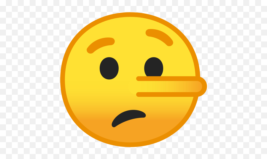 Lying Face Emoji - Smiley,Suspicious Emoji