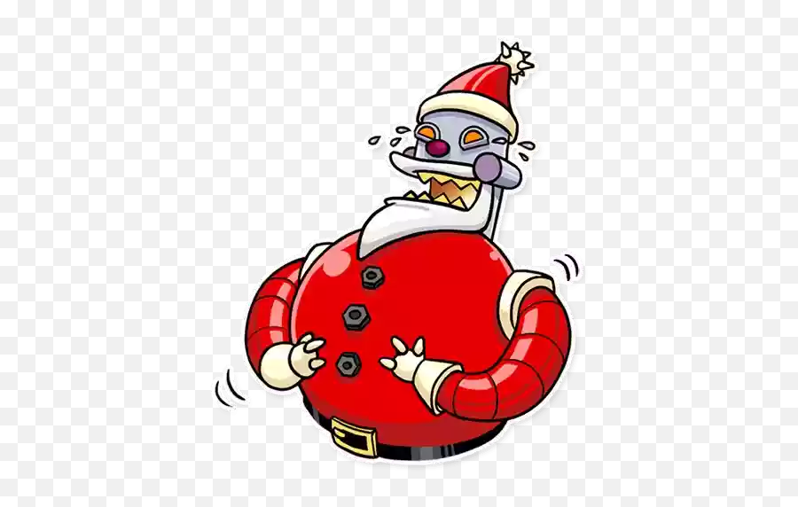 Bonne Année Whatsapp Stickers - Robosanta Emoji,Latina Emoji