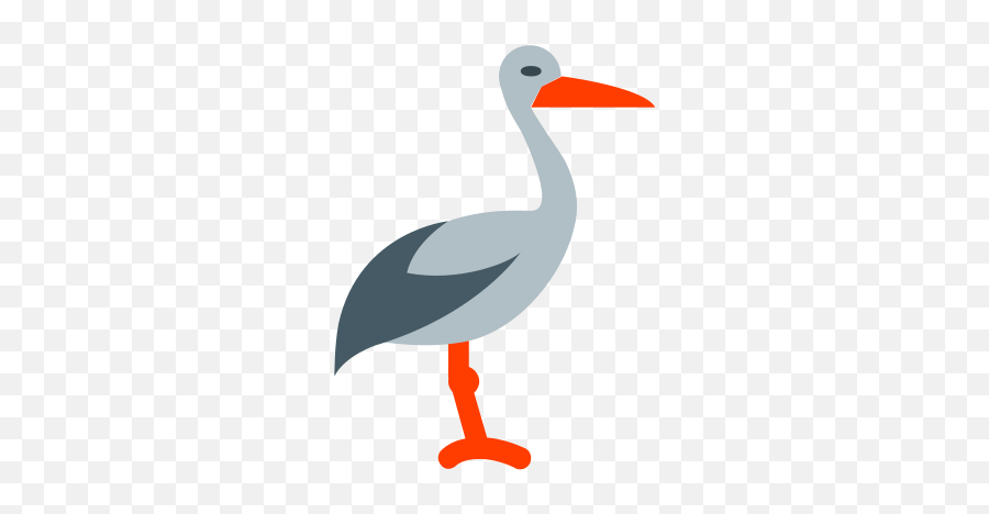 Stork Icon - Icon Emoji,Stork Emoji