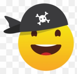 Stokk - Smiley Emoji,Pirate Hat Emoji