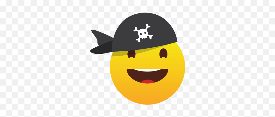 Stokk - Smiley Emoji,Pirate Hat Emoji
