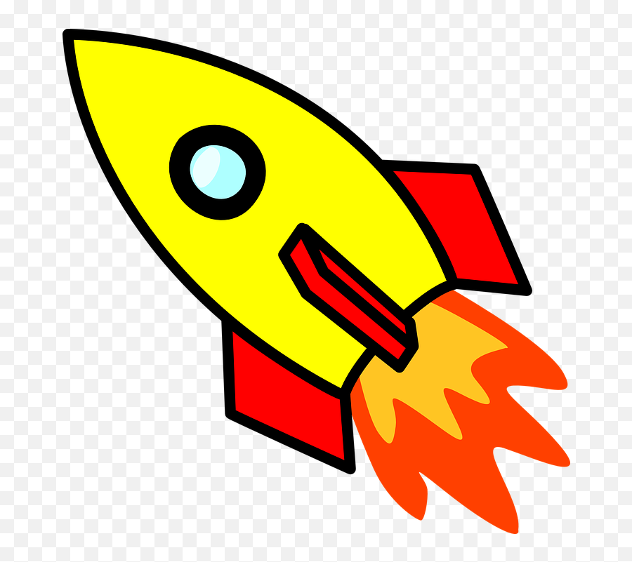 Rocket Spaceship Space Travel - Rocket Clipart Emoji,Space Shuttle Emoji