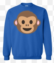 Monkey Face Emoji Sweatshirt