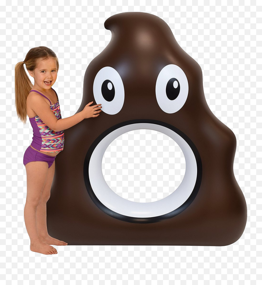 Kangaroo Huge 53inch Poop Pool Float - Poop Emoji,Kangaroo Emoji