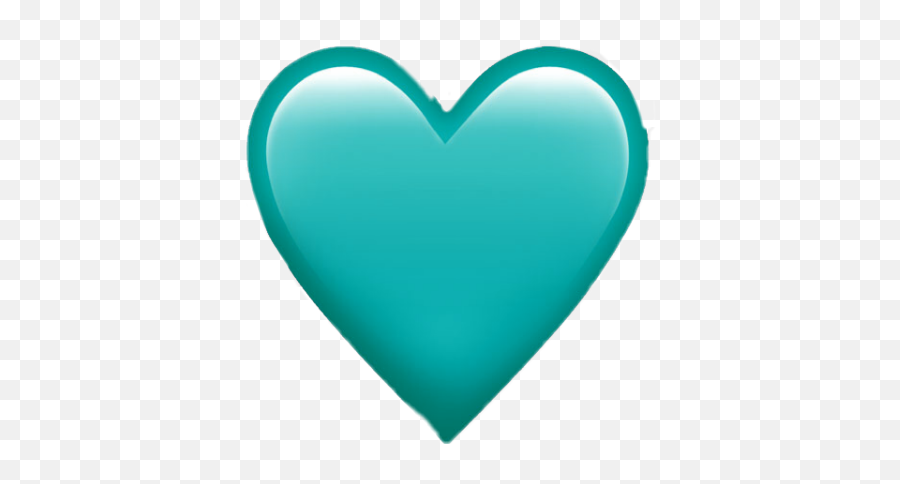 Verde Verdeagua Emogi Corazon Emoji - Emoji Corazon Verde Agua,Corazon Emoji
