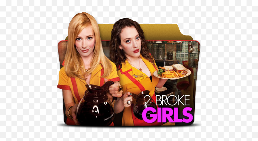 Broke Girls Icon Tv Series Folder Pack 1 - 4 Iconset Atty12 2 Broke Girls Icon Emoji,Two Girls Emoji