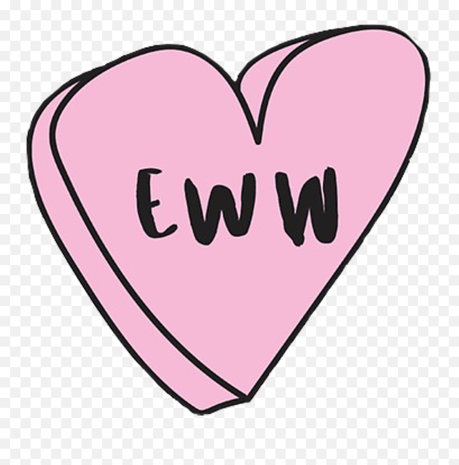 Ew Eww Niche Heart Tumblr Aesthetic Cute Little - Heart Emoji,Eww Emoji