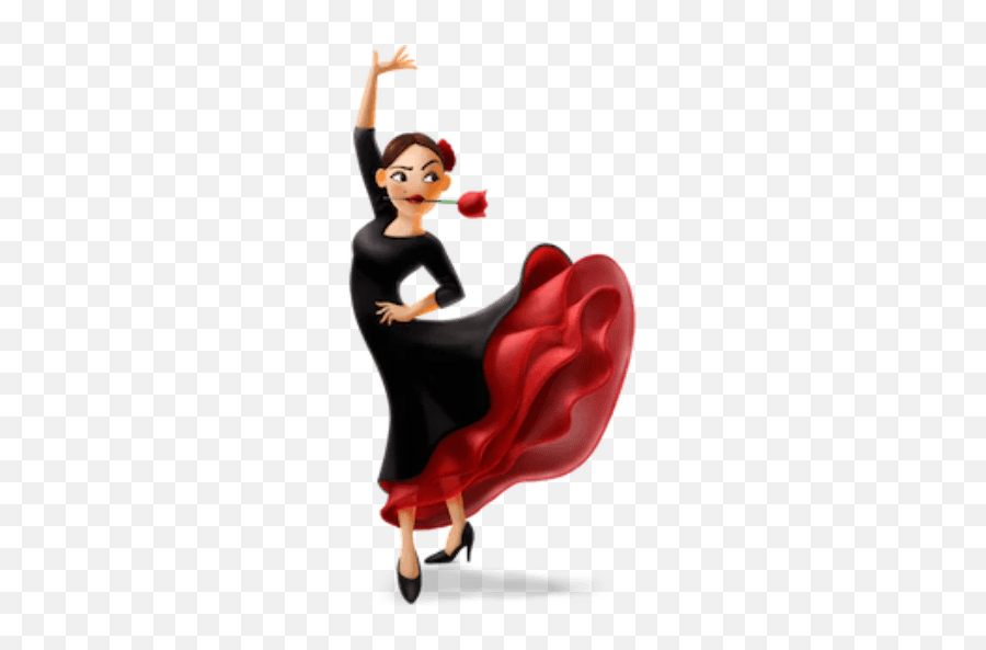 Whatsapp Stickers - Flamenco Dancer Emoji Movie,Ballet Emoji