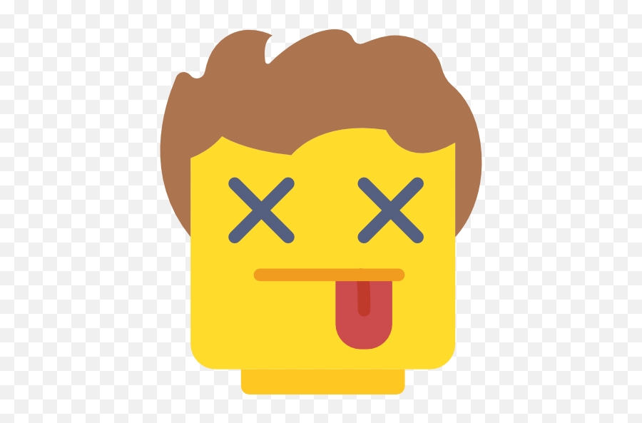 Face Emoticon Dead Lego People - Proper Mask Wearing Emoji,Xx Emoticon