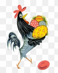 Rooster Chicken Easter Bunny Happy - Easter Rooster Emoji,Rooster Emoticon