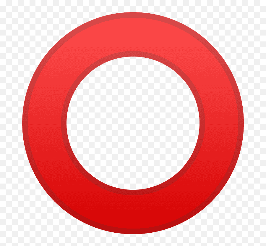 Hollow Red Circle Emoji Clipart Free Download Transparent - Vodafone Uk Logo,Red Emoji