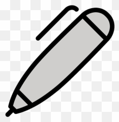 Pen Emoji Clipart - Pennello Disegno Png,Pen Emoji