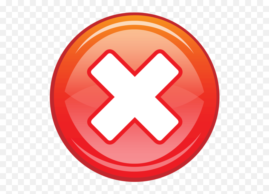 Red X In Circle Clipart - Application Failed To Initialize Because The Window Station Is Shutting Down Emoji,Red X Emoji