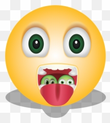 Free Image - Strep Throat Bacteria Cartoon Emoji,Yikes Emoji