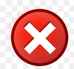 Computer Icons Button Check Mark Cross - Transparent Background X Icon Png Emoji,X Mark Emoji
