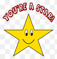 Congratulations Smiley Face Clipart - You Are Star Emoji