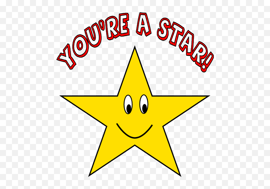 Congratulations Smiley Face Clipart - You Are A Star Clipart Emoji,Congratulations Emoticon