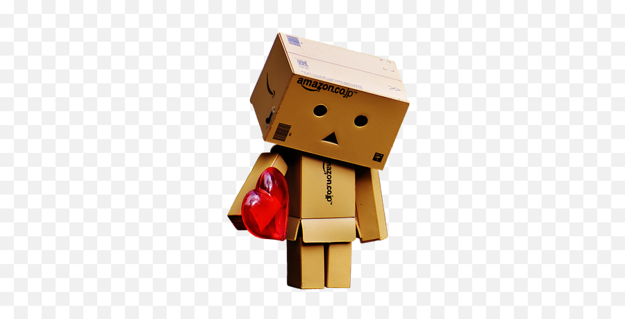 Danbo Chiffres Amour Désir - Danbo Amazon Emoji,Cardboard Box Emoji