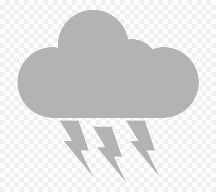 Free Thunderstorm Lightning Vectors - Nube Con Trueno Png Emoji,Rain Emoticon
