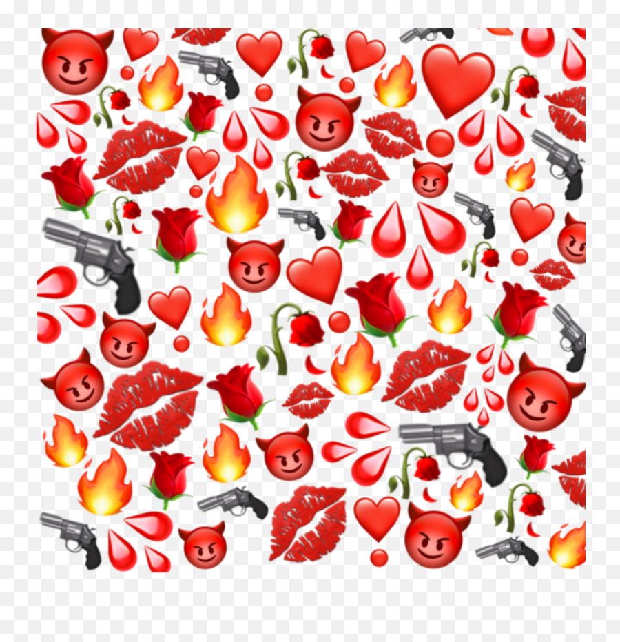 Hotemoji Hot Redhearts Redaesthetic - Clip Art,Hotemoji