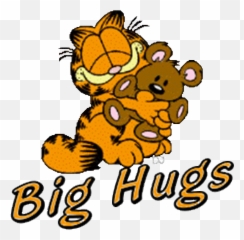 Big Hug Clipart 2 Station - Garfield And Pooky Emoji