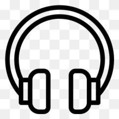 Hipster Headphones Icon - Outline Picture Of Headphone Emoji,Emoji Headphones