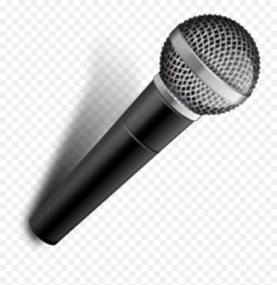 Mic Singing Music Black Sounds - Electronics Emoji,Microphone Emoji Transparent
