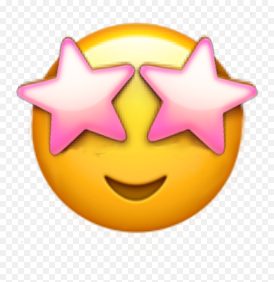 Emoji Staremoji Stareyes Emojiface Emojis - Heart Eyes Emoji Ios 13,Emoji With Star Eyes
