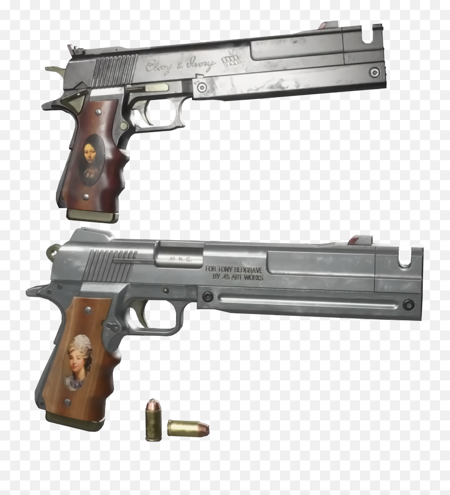 Ebony And Ivory Devil May Cry Png Image - Ebony Ivory Guns Emoji,Ebony Emoji