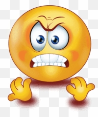 Gradient Angry Emoji Background PNG Mart - Rage Eyes