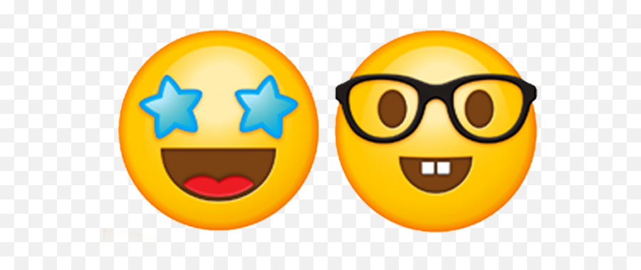 Starry Eyed Emoticon Png Image With No - Smiley Emoji,Emoji With Star Eyes