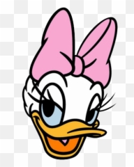 Clipart Face Daisy Duck - Emoji