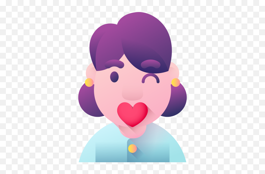 Kiss - Free People Icons Cartoon Emoji,Kiss Animated Emoticons