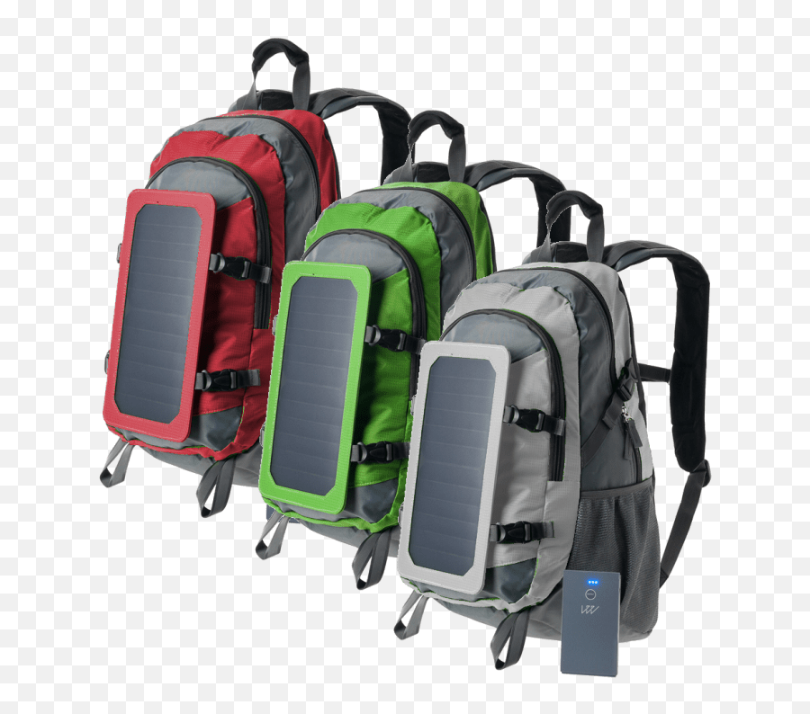 Gatorwire Solar Charging Backpack With 5 000mah Power Bank - Laptop Bag Emoji,Emoji Rolling Backpack