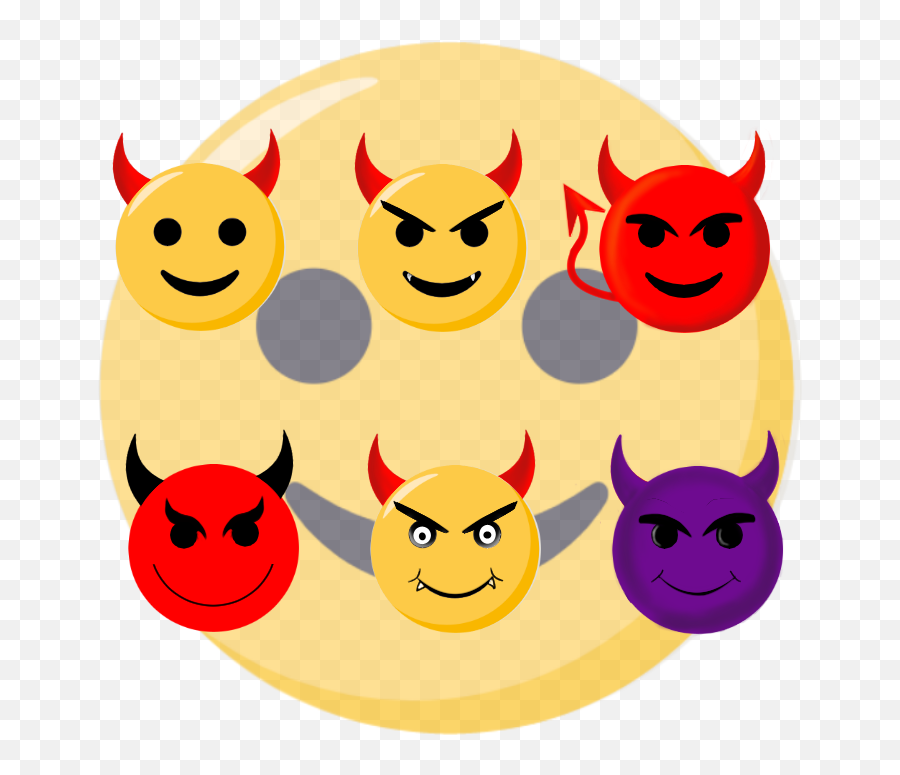 Devil Clipart Smiley Devil Smiley Transparent Free For - Cartoon Emoji,Purple Demon Emoji Meaning