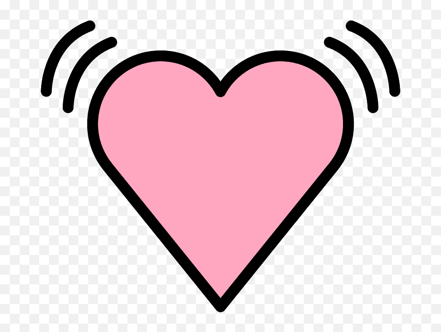 Beating Heart Emoji Clipart Free Download Transparent Png - Corazon Latiendo,Emojis Corazon